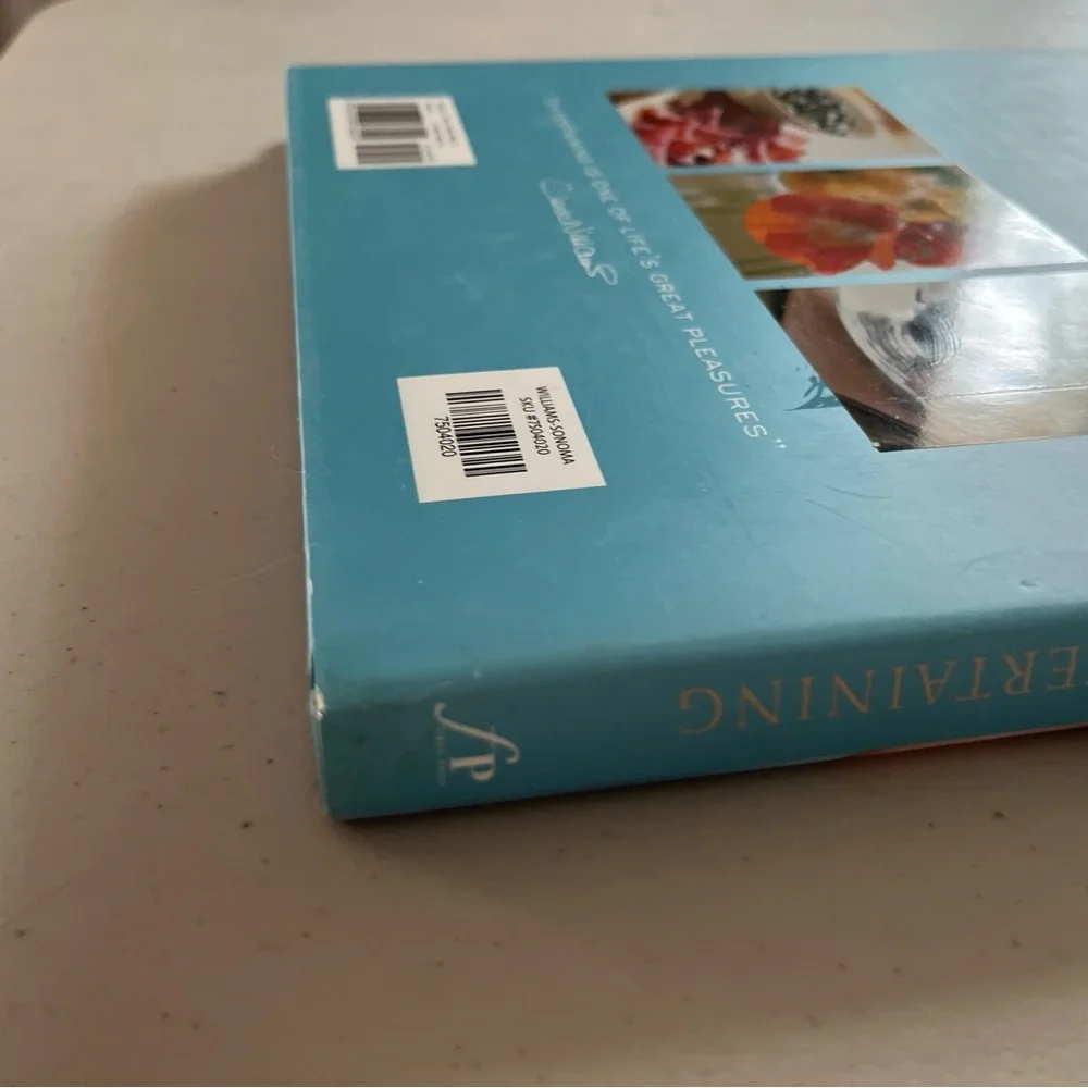 Williams Sonoma Easy Entertaining Cookbook - Blue and White